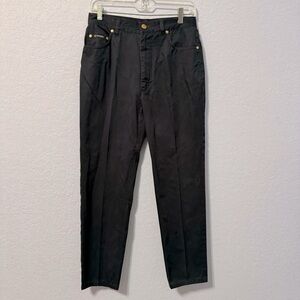Escada Sport Vintage Black Cotton High Rise Denim Jeans